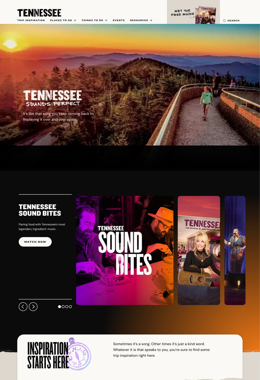 website layout image