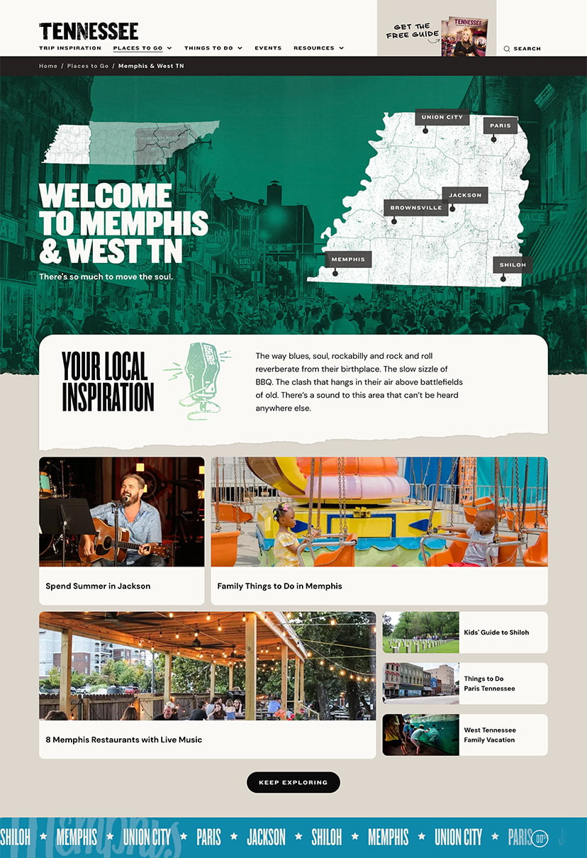 website layout image